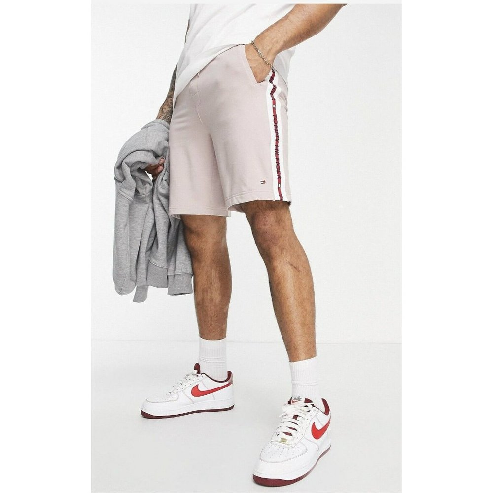 NEW Tommy Hilfiger Men's French Terry Shorts Color - Beige  Pants